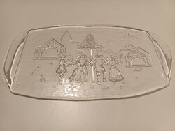Különleges üveg tálca
