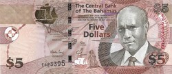 5 dollár 2007 Bahama szigetek Bahamák UNC