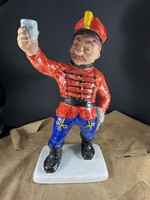 Nagyon Ritka Csermák Ferenc vitéz nagy ( 34cm) kerámia figura
