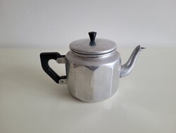 1 literes régi retro alumínium teáskanna kanna