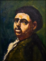 XX. sz. I. fele magyar festő: SCHEIBER HUGÓ PORTRÉJA