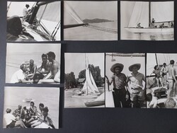 Old Photos - A Summer in Balatonlelle Memory - 1957 - assorted size photos /2603V/