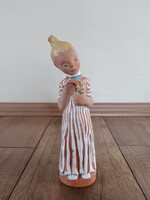 Kovács Margit kerámia lány figura