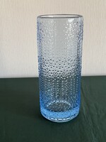 Sklo Union Adolf Matura, Rosice világos kék üveg váza (U0091)