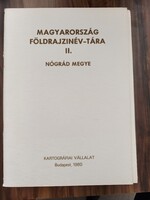 Magyarország földrajzinév-tára II. Nógrád megye