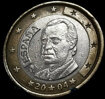 Spanyolország 1 euró, 2004 C01B4