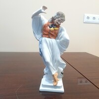 Jubileumi Herendi Táncoló Juhász, Paraszt, Betyár porcelán figura