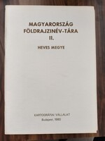 Magyarország földrajzinév-tára II. Heves megye