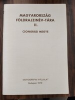 Magyarország földrajzinév-tára II. Csongrád megye