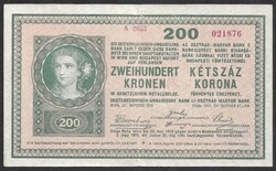 200 korona 1918 VF+