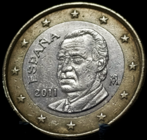Spanyolország 1 euró, 2011 A18G4