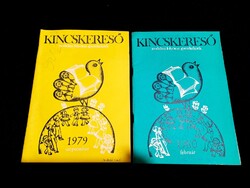 2 db Kincskereső irodalmi folyóirat gyerekeknek 1979 és 1980