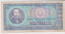 Románia 100 lei 1966 F