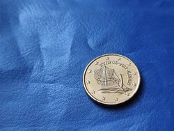 CIPRUS 50 EURO CENT 2017 HAJÓ! UNC! RITKA!