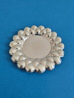 Ezüst pohár alátét, tálka