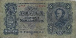 5 pengő 1928 restaurált 1.
