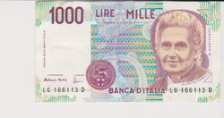 Olaszország 1000 líra 1990  VF