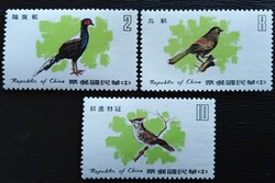 KS46 / Kína - Tajvan 1979  Madarak bélyegsor postatiszta