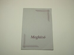 Szalagavató Meghívó - Váci Király Endre Szakközépiskola, Szakiskola és Kollégium - 2004