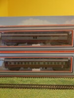 Vasútmodell H0 személyvagon szett 2db