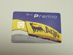 Club Premio - Agip benzinkút klubkártya - 2000-es évek eleje