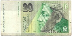 20 korun korona 2004 Szlovákia 1.