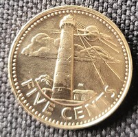 Barbados 5 cent 2000 (PG14)