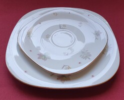 Wunsiedel bavaria claudia german porcelain breakfast plate pair incomplete saucer small plate plate