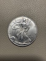 1998 American Silver Eagle 1 uncia .999 ezüst érme