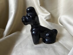 Poodle vintage ceramic figurine