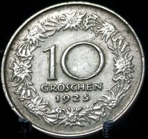 Ausztria 10 groschen, 1925 E05D4