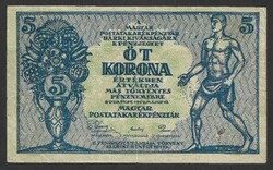 5 korona 1919 F+