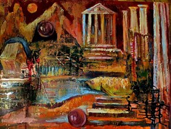 Kortárs festmény Bódis Oxána