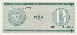 Kuba 1 Peso B - 1985 UNC