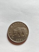 5 Kuna Horvátország 2001