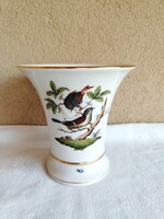 Herendi Rothschild (madár, madaras) mintás porcelán váza