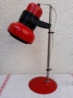 Retro Elektrofém piros asztali lámpa