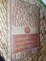 A Budapesti Újságírók Egyesülete almanachja 1914