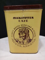 Mickstötter kávés fém doboz