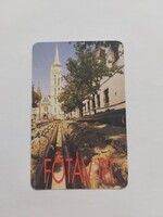 Budapesti Távhőszolgáltató Részvénytársaság - FŐTÁV RT. kártyanaptár 1996