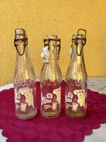 HÜSI bambis üdítős csatos üveg.