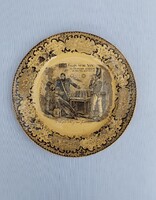 Borozgató Francia katonák 19sz. Villeroy&Boch