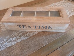 Vintage teatartó doboz