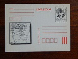 Díjjegyes levelezőlap, 1988. Teleki Sámuel Afrika expedíciója