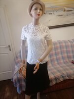 Szebbnél szebbek molett nálam elegáns alkalmi finom MARTHA MAY szoknya 40 42 64-88 derék 73 hossz