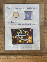 -AX216- Numisblatt "Egy Erős Valuta Indulása-Az Euró Történelmet ír. 1 Euró" Emlékbélyeg