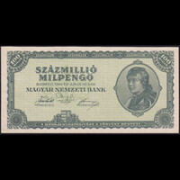 Magyarország 100 millió Milpengő 1946 aUNC