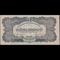 Magyarország 20 Pengő 1944 Vöröshadsereg EF+