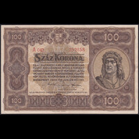 Magyarország 100 Korona 1920 EF+