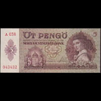 Magyarország 5 Pengő 1939 aUNC